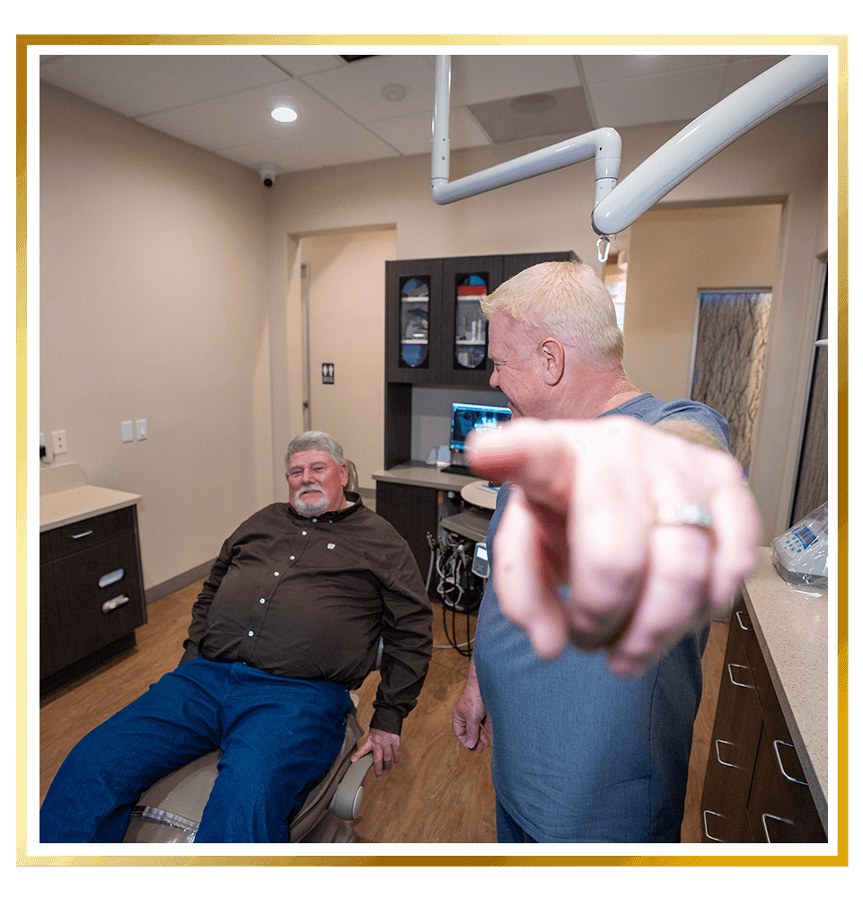 dentist consulting with doctor