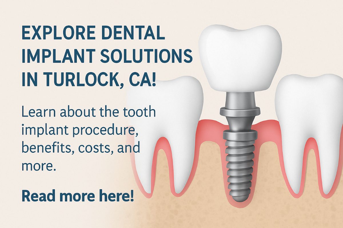 A dentist is carefully placing a titanium implant into a patient's jawbone during a tooth implantation procedure. The dentist is using sterile instruments in a modern dental office setting. No text on image.